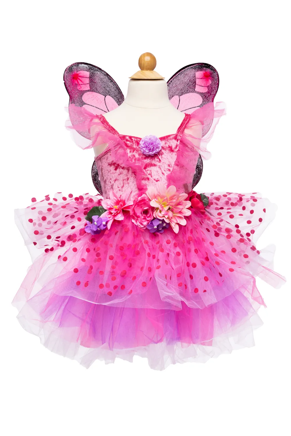 Great Pretenders Fairy Blooms Deluxe Dress & Wings costume fata