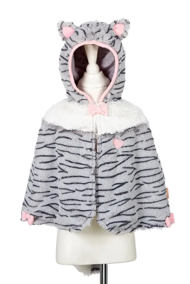 Souza! Catia mantello gatto grigio da bambina