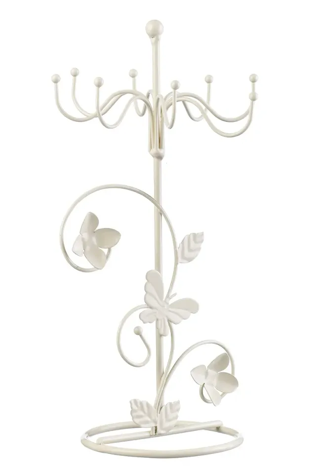 Souza Stand portagioie metallo bianco sporco
