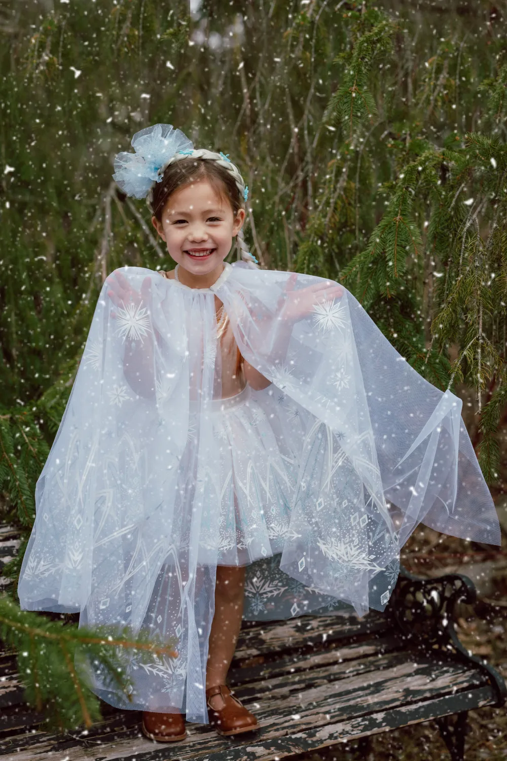 Great Pretenders Winter Wonderland gonna tutu bambina bianca ghiaccio