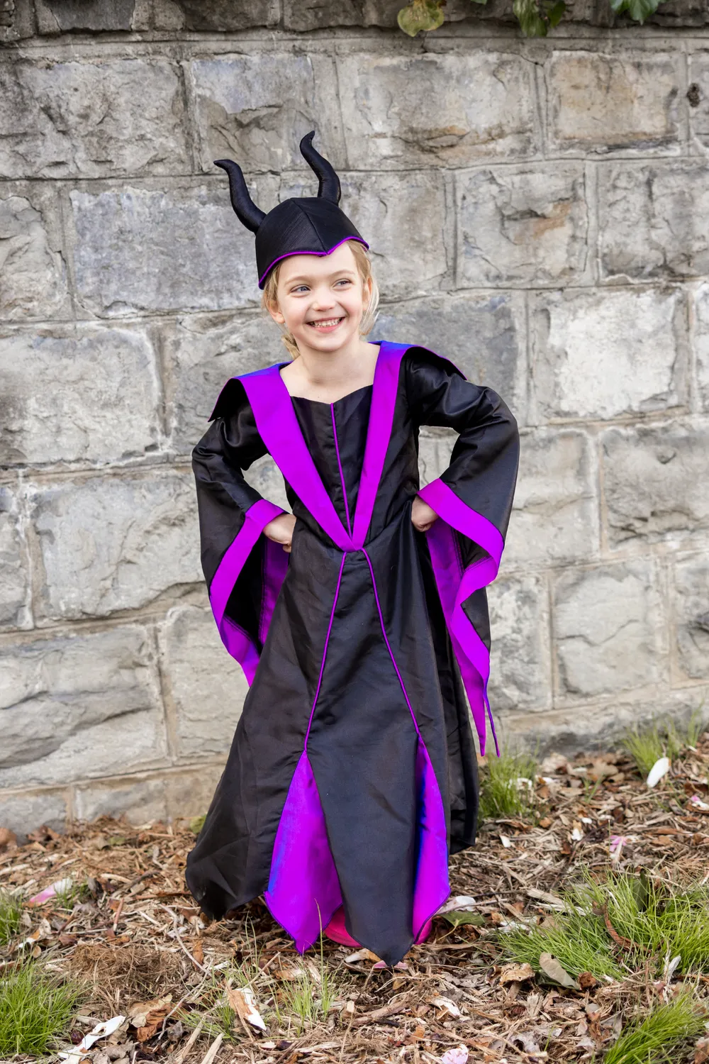 Great Pretenders Villain Princess vestito cattiva nero viola