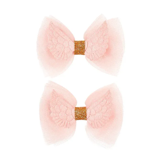 Souza Fae mollette capelli ali da fata rosa