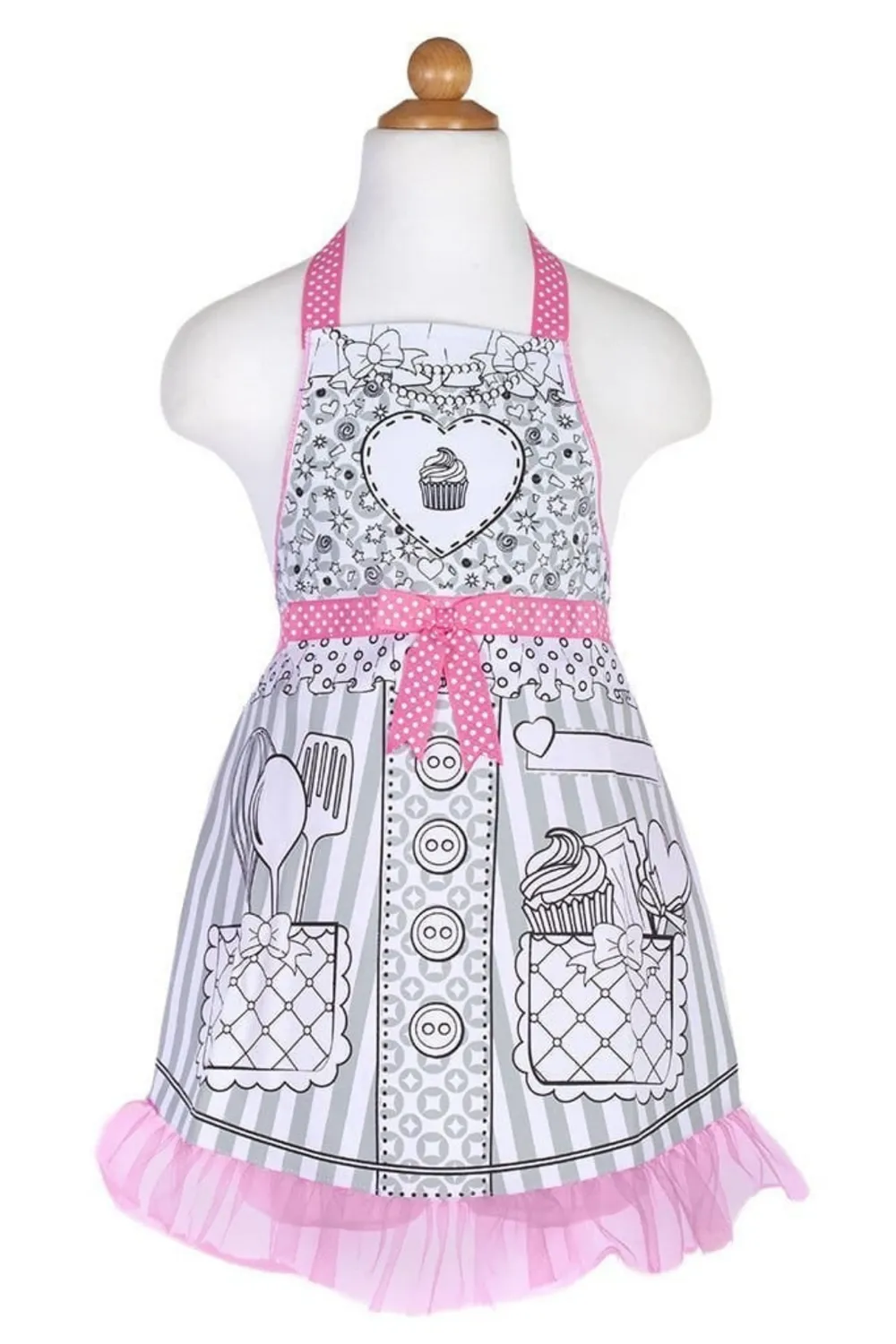 Great Pretenders Colour-An-Apron grembiule cuoco 5-6 anni
