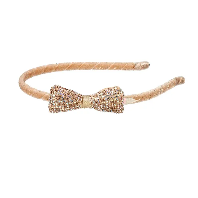 Souza! Francis tiara oro con fiocco glitter 1 pezzo
