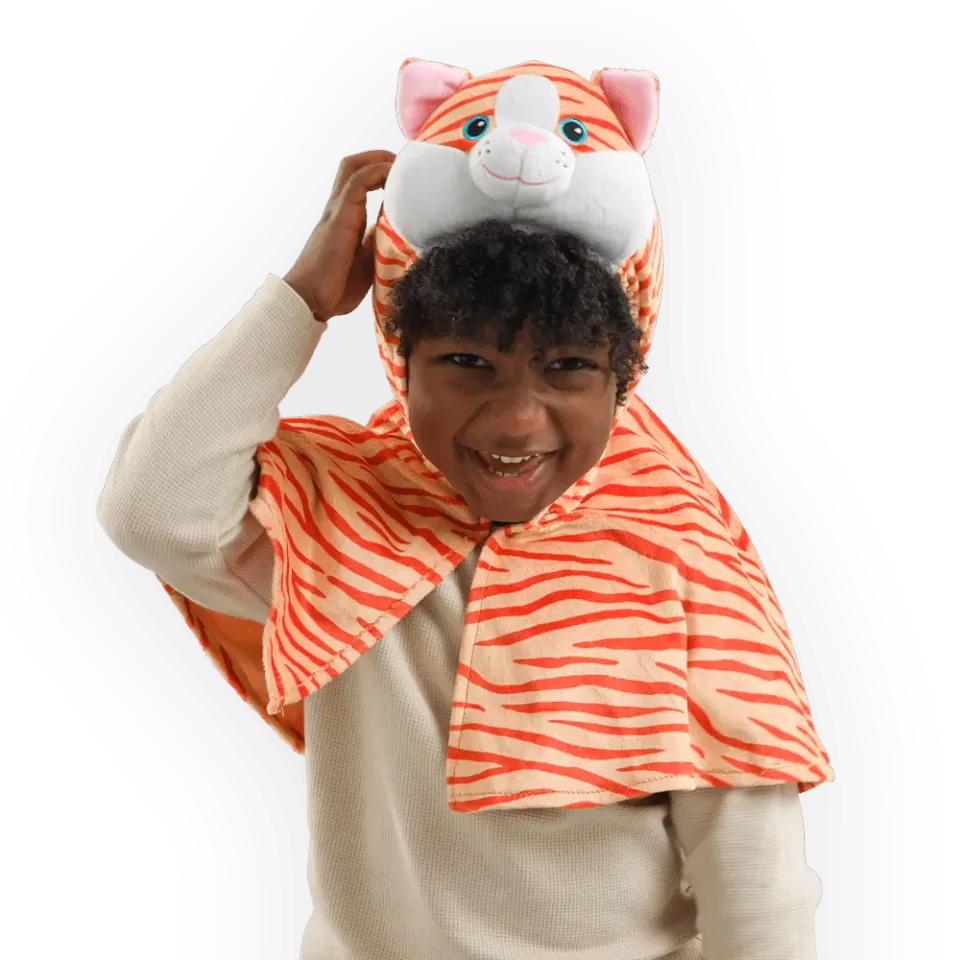 Pretend to Bee Cat mantello travestimento gatto arancione