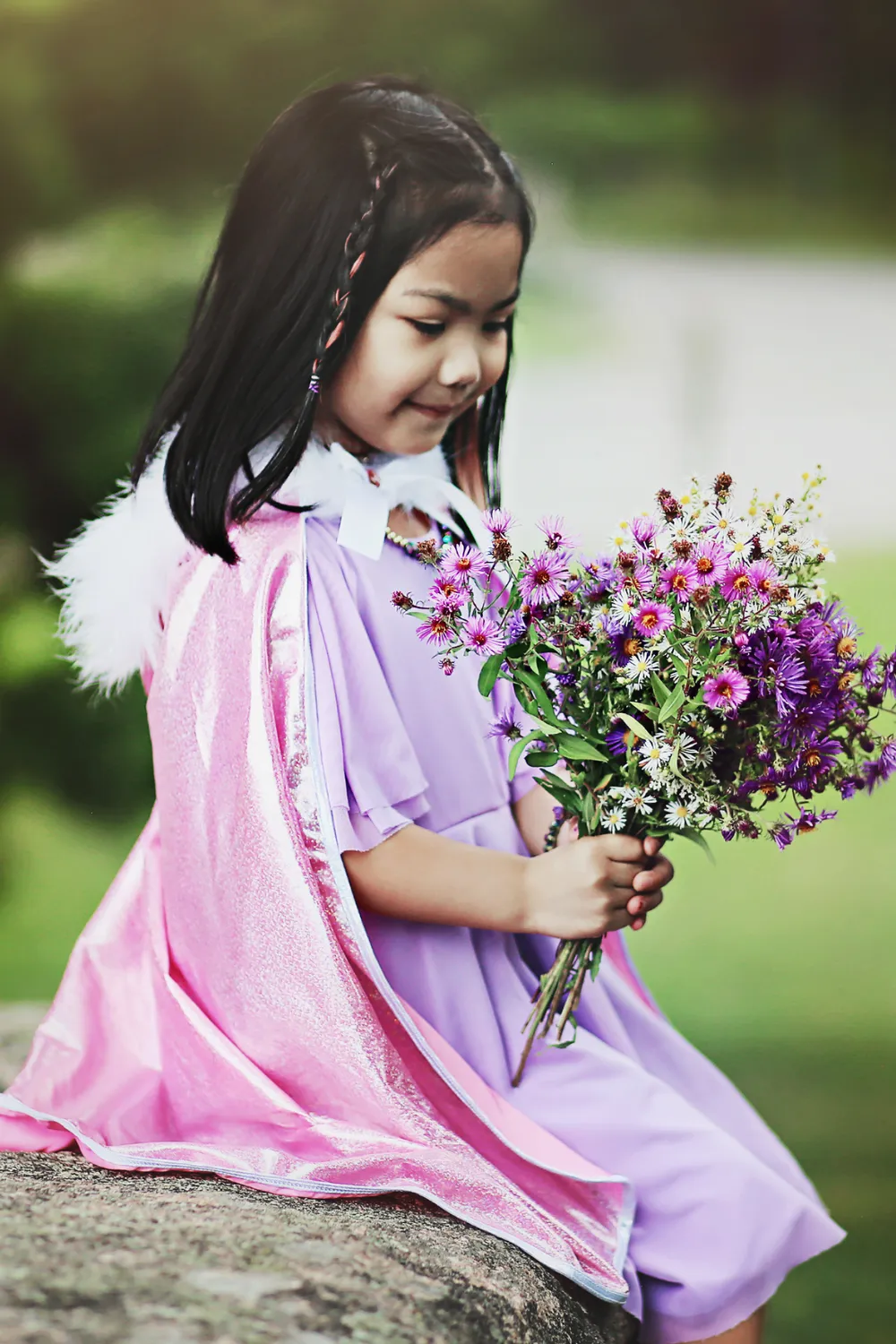 Great Pretenders Glitter Princess Cape mantello rosa