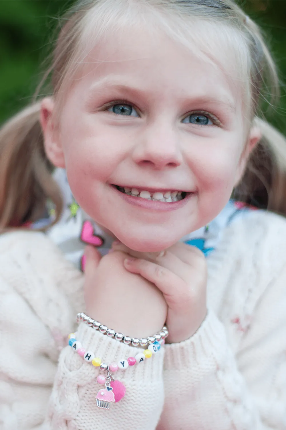 Great Pretenders Happy Birthday braccialetti bambina set 2 pezzi