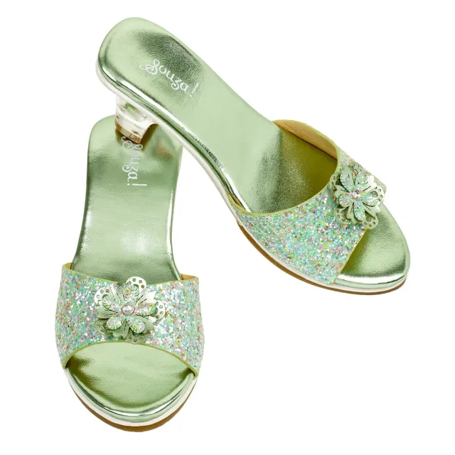 Souza! Pippa scarpette tacco alto verde menta metallizzato