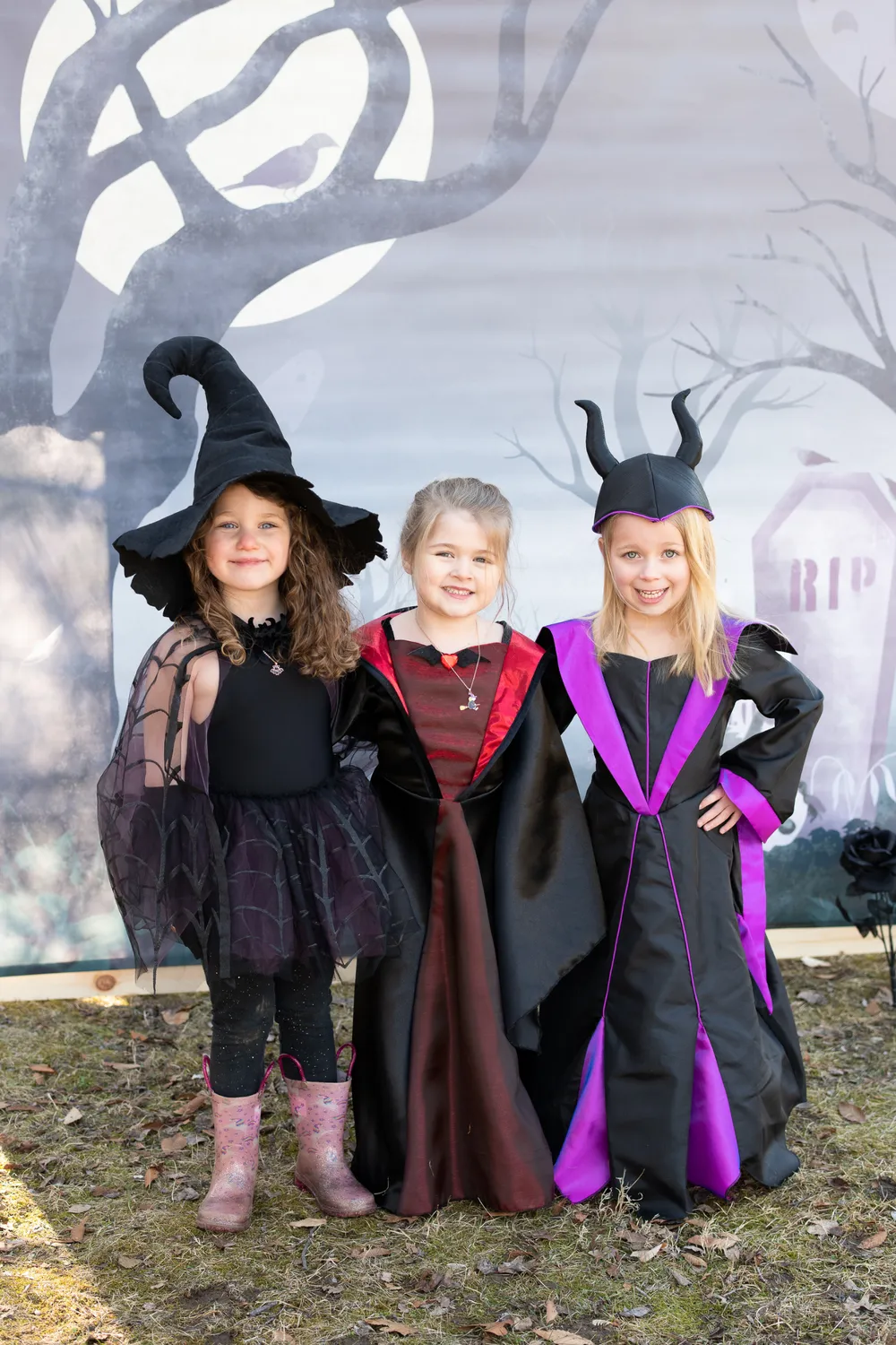 Great Pretenders Villain Princess vestito cattiva nero viola