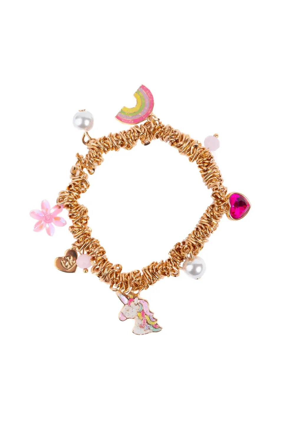 Great Pretenders Fairytale Wonderland bracciale charms oro