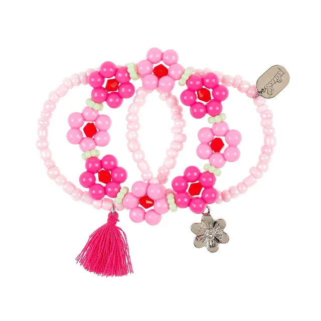 Souza! Denise bracciale fiore rosa 14 cm