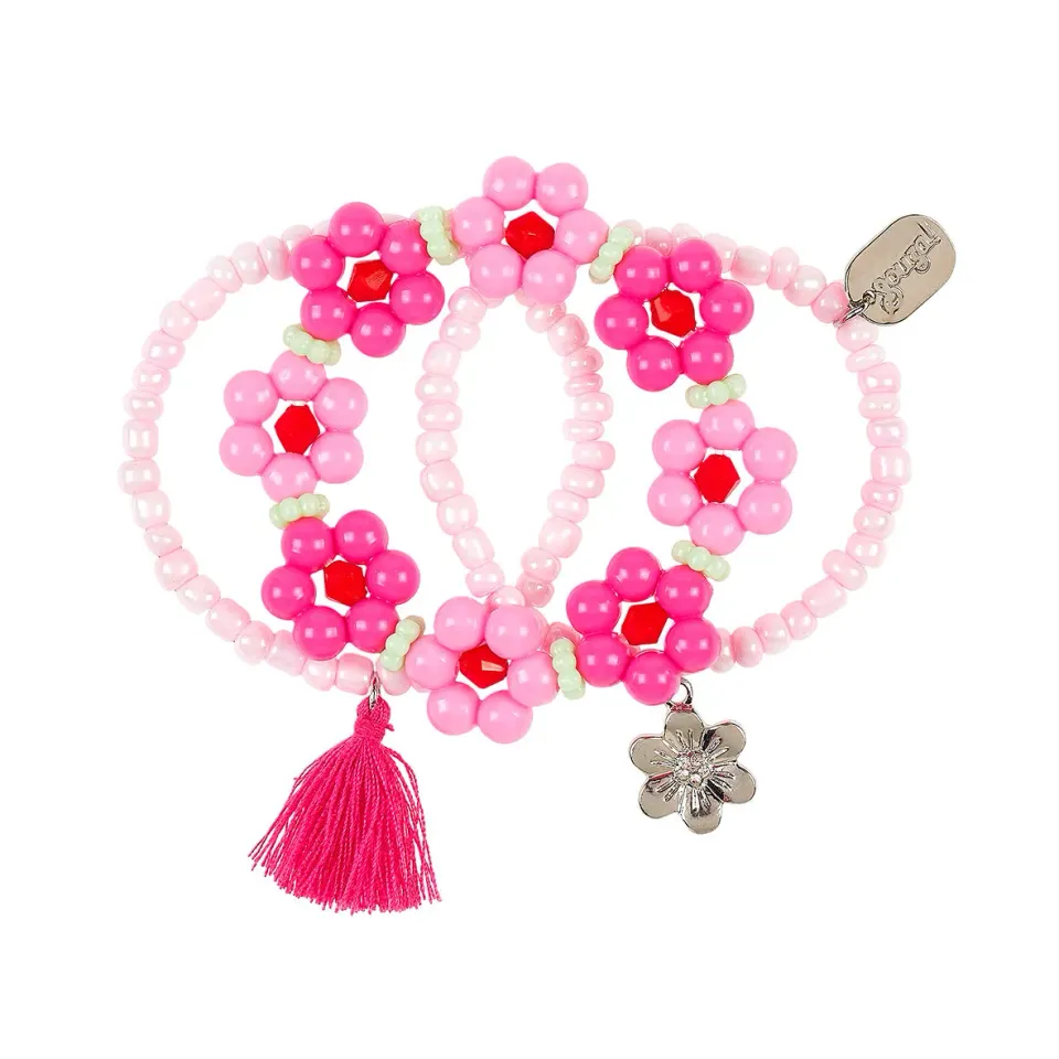 Souza! Denise bracciale fiore rosa 14 cm