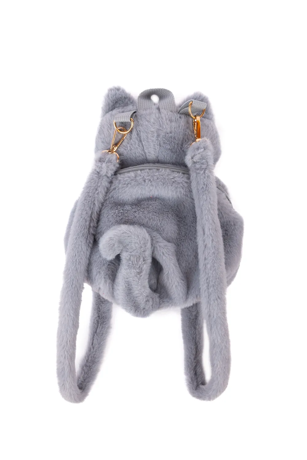 Great Pretenders Cutie Kitty zaino gatto peluche grigio