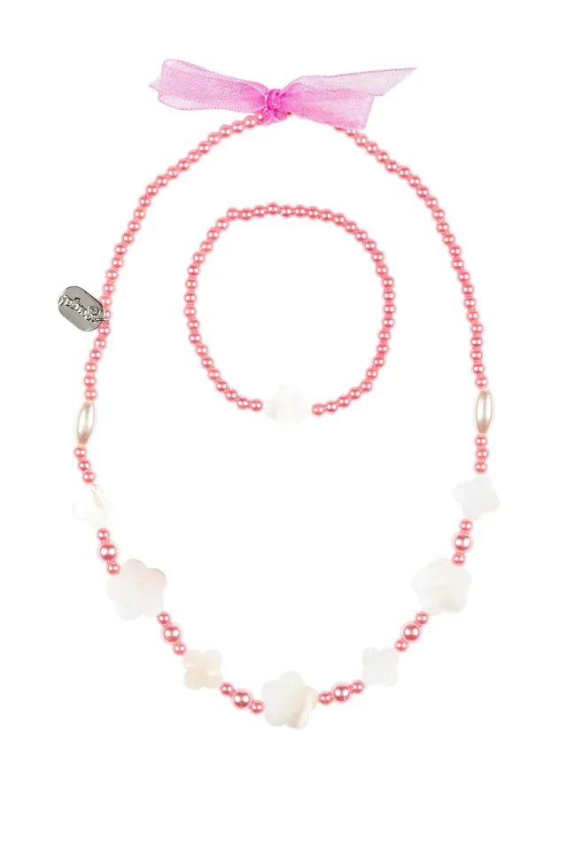 Souza Constance set collana bracciale bimba rosa