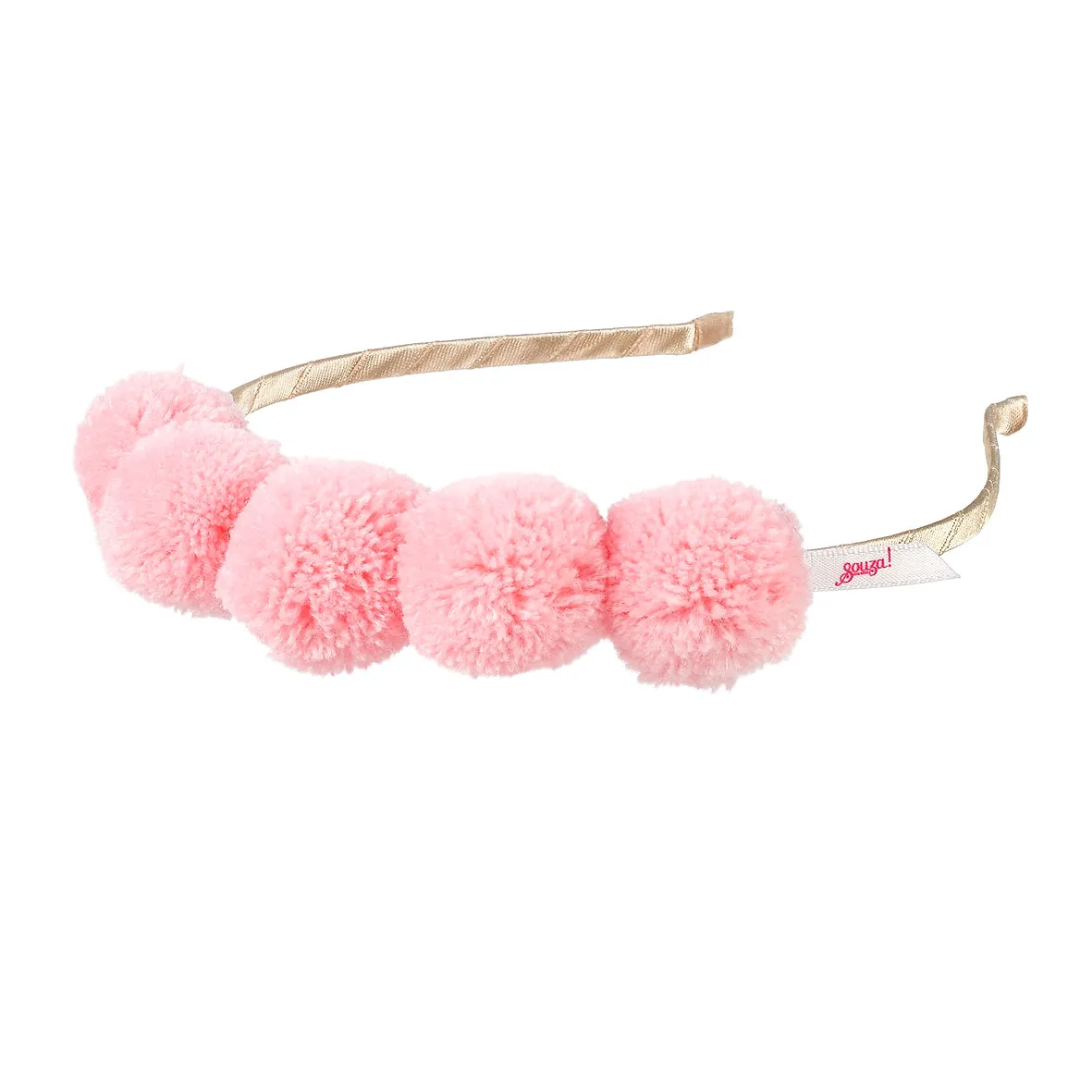 Souza! Tiara Rosa pompom cerchietto con pompon