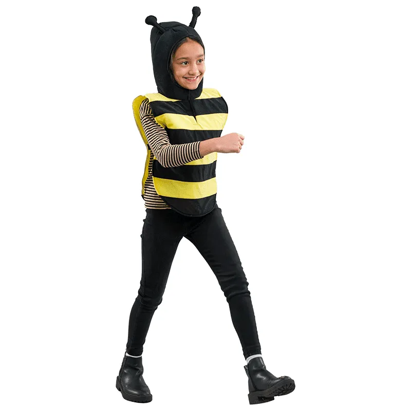 Pretend to Bee Bee costume ape bambino con ali 3-7 anni