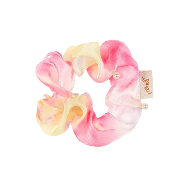 Souza! Alma scrunchie capelli tie-dye rosa