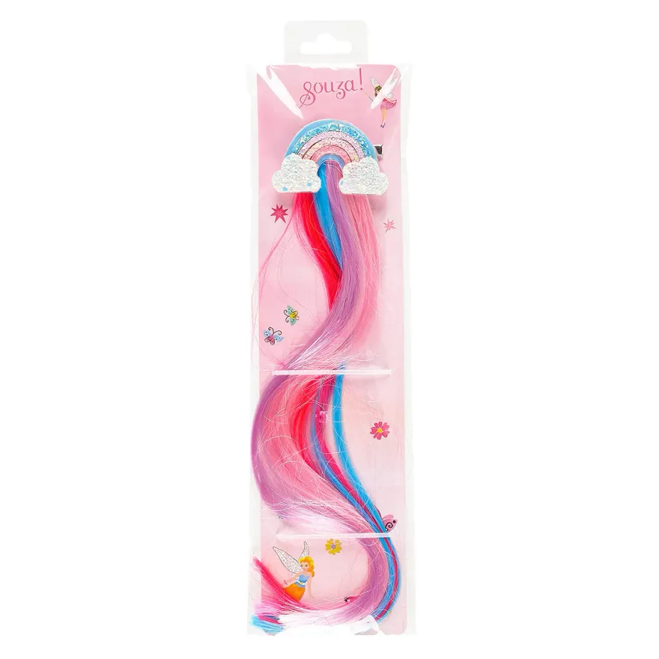 Souza Rainbow molletta capelli arcobaleno rosa-lilla