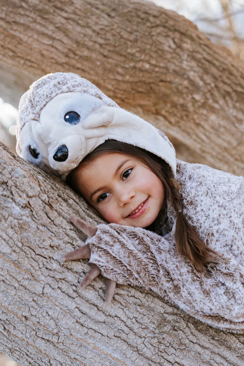 Great Pretenders Cute Cuddly mantello bradipo peluche caldo