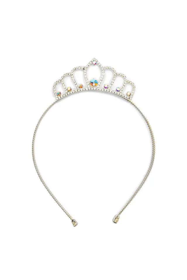 Great Pretenders Rhinestone Tiara cerchietto corona strass bimba