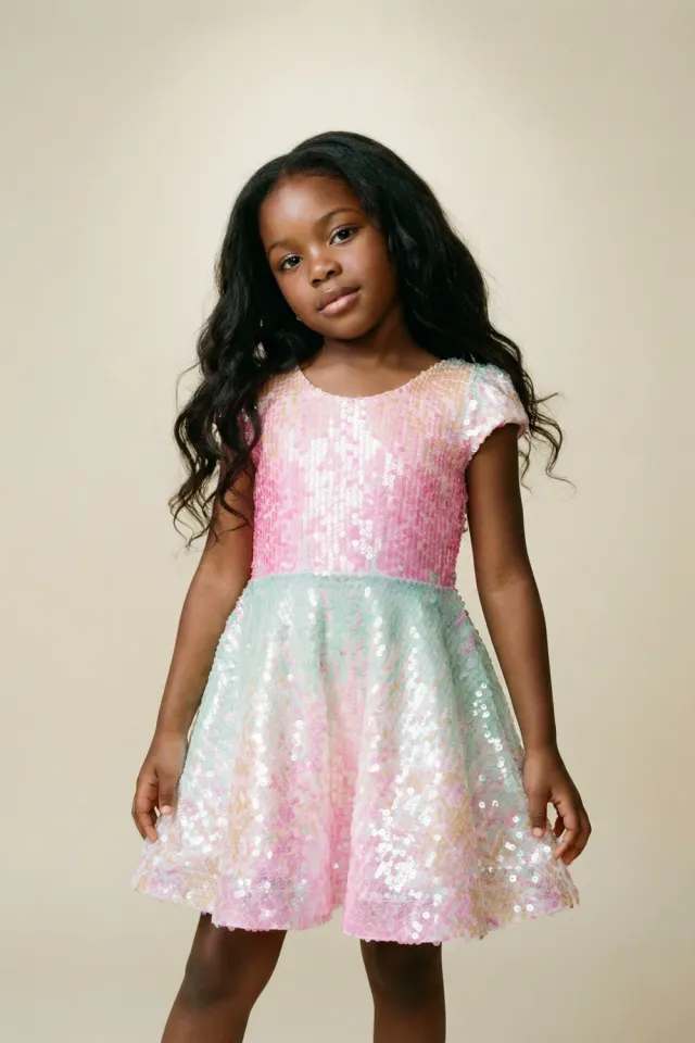 Great Pretenders Sorbet Swirl skater vestito ombré