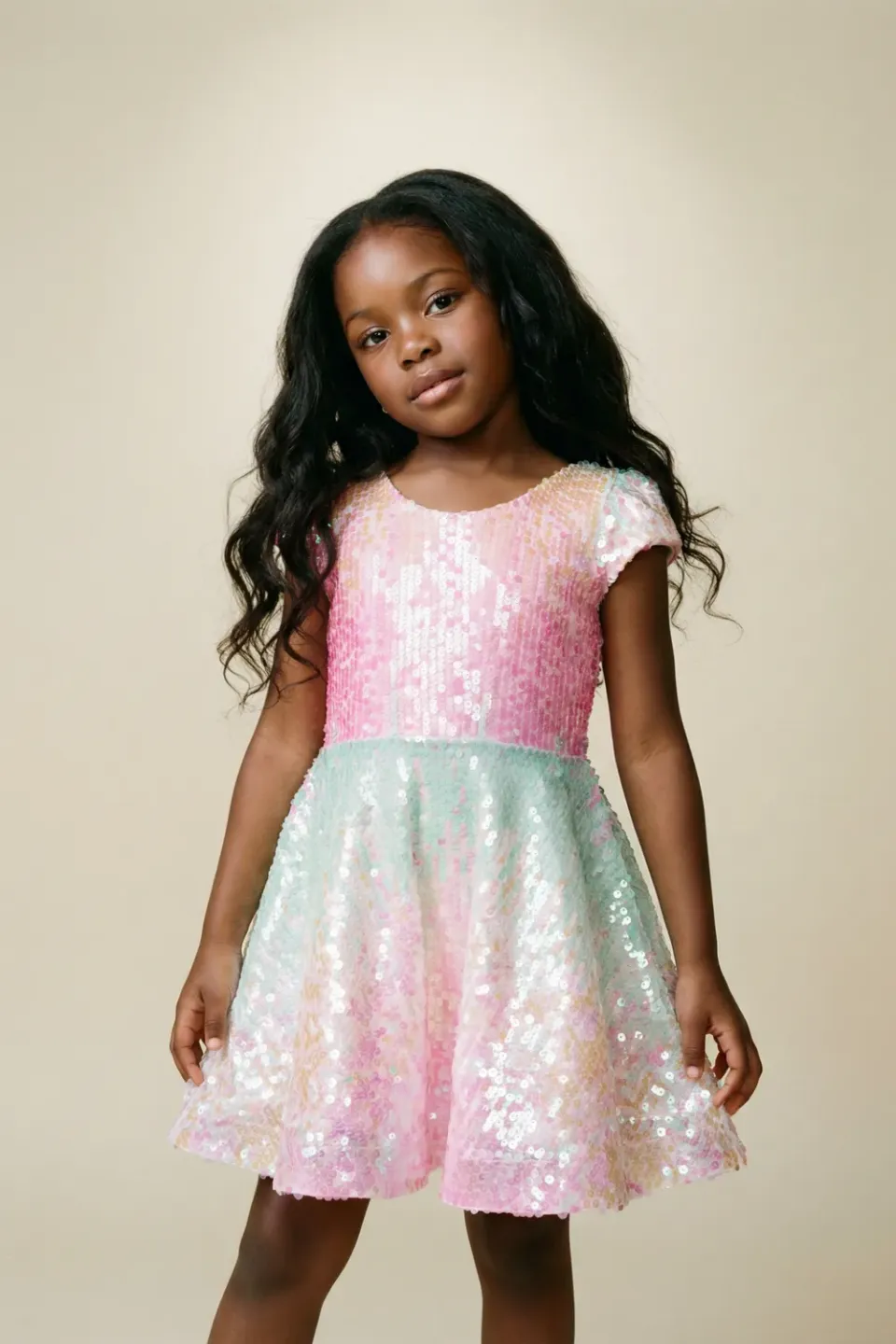 Great Pretenders Sorbet Swirl skater vestito ombré