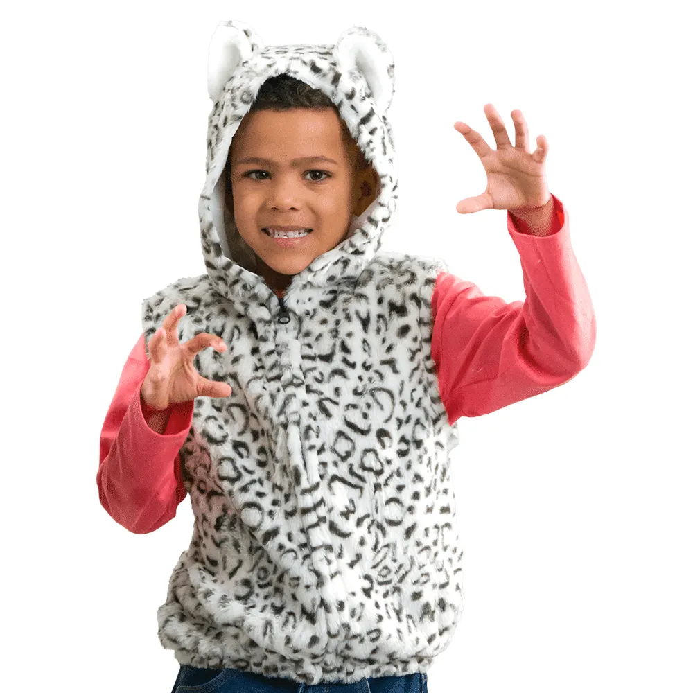 PRETEND TO BEE Snow Leopard felpa leopardo bimbi