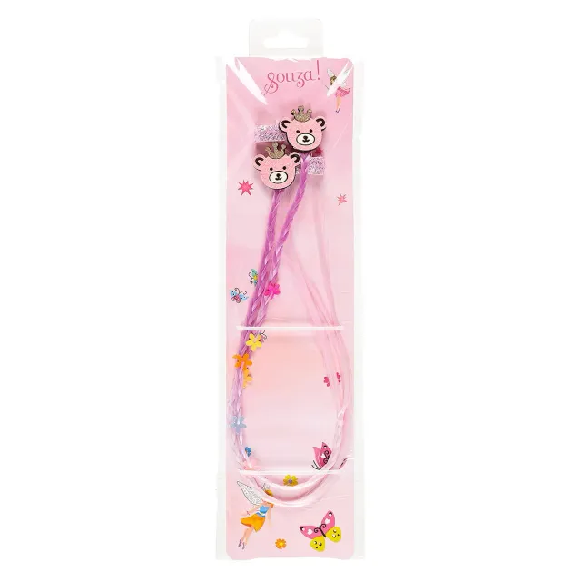 Souza! Bodine Bear molletta capelli orso rosa lilla
