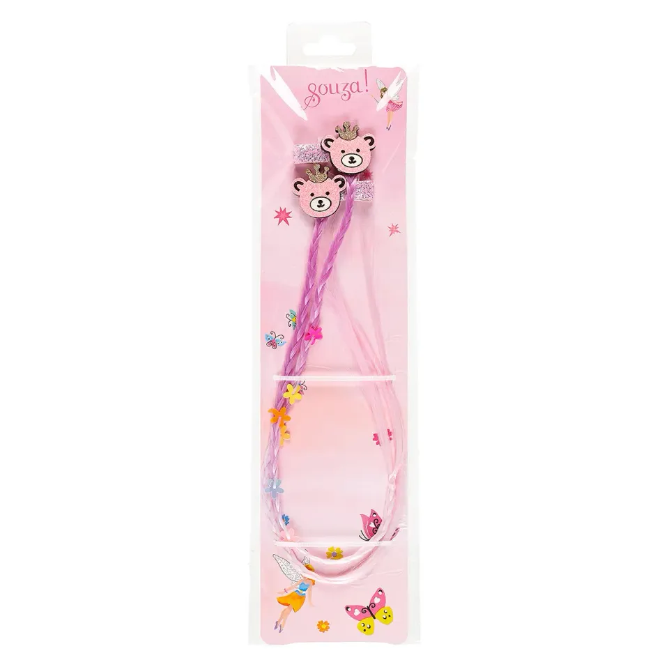 Souza! Bodine Bear molletta capelli orso rosa lilla