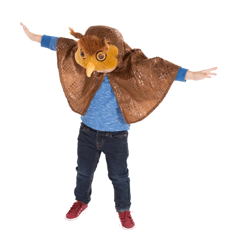 Pretend to Bee Gufo Mantello Costume Bambino con Cappuccio