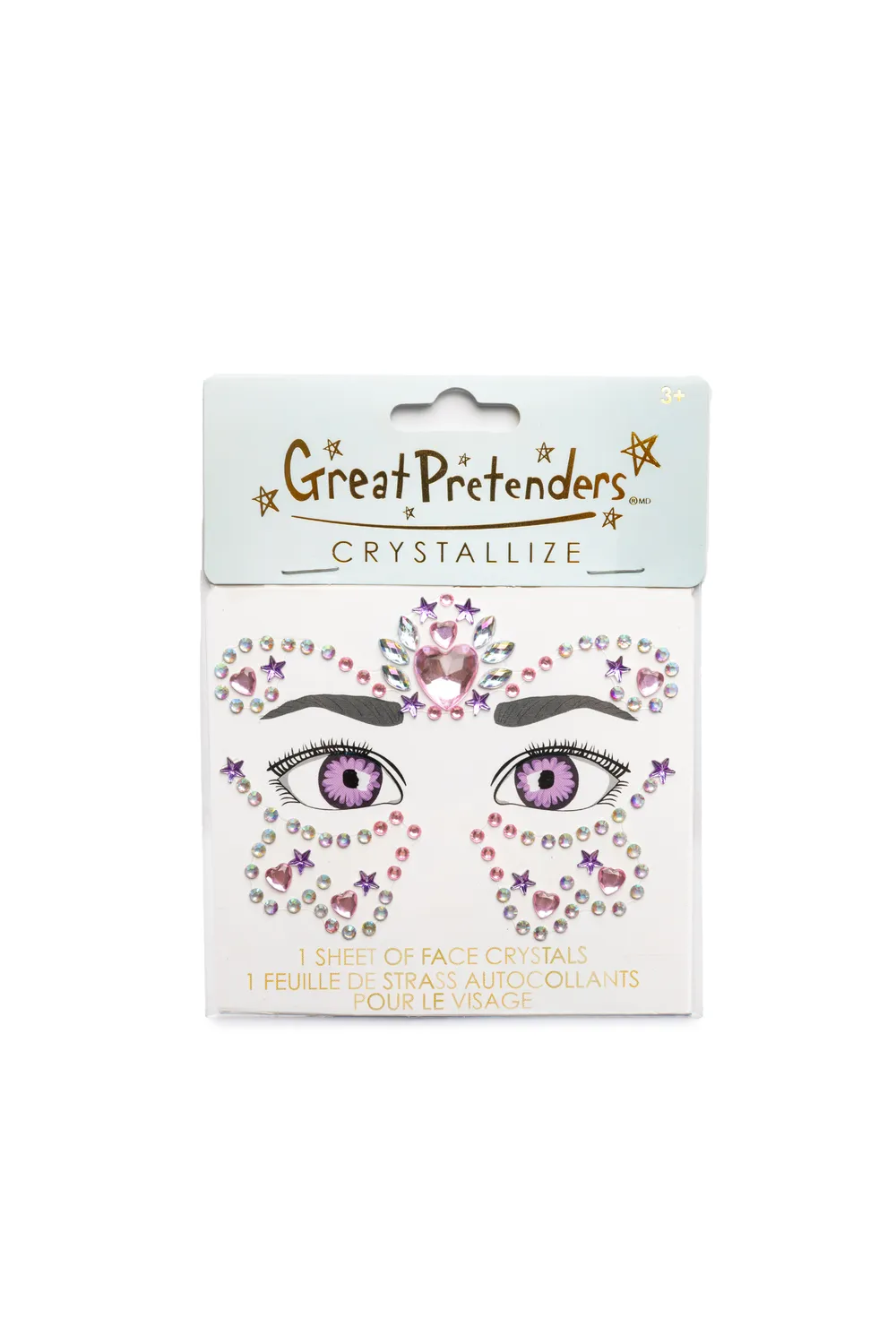 Great Pretenders Face Crystals adesivi viso strass costume