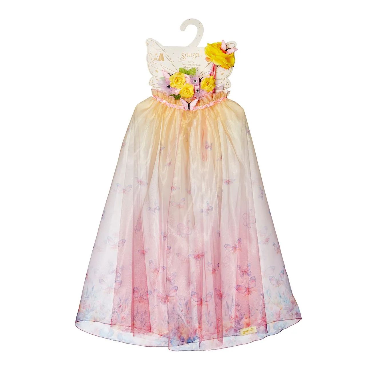 Souza! Danae costume fata farfalla multicolore