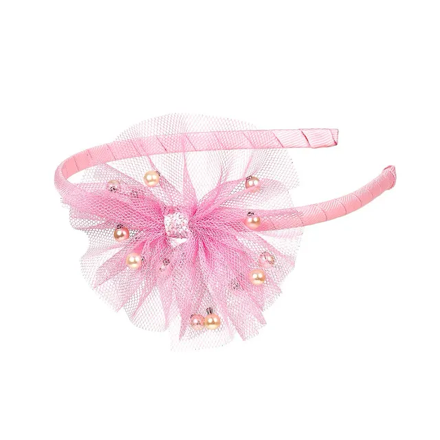 Souza! Nieke tiara corona fiocco rosa 1 pz