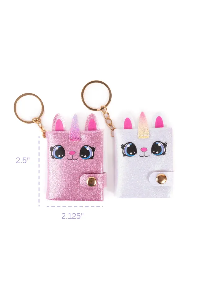 Great Pretenders Mini Sparkly Friends Caticorn diario portachiavi assortito