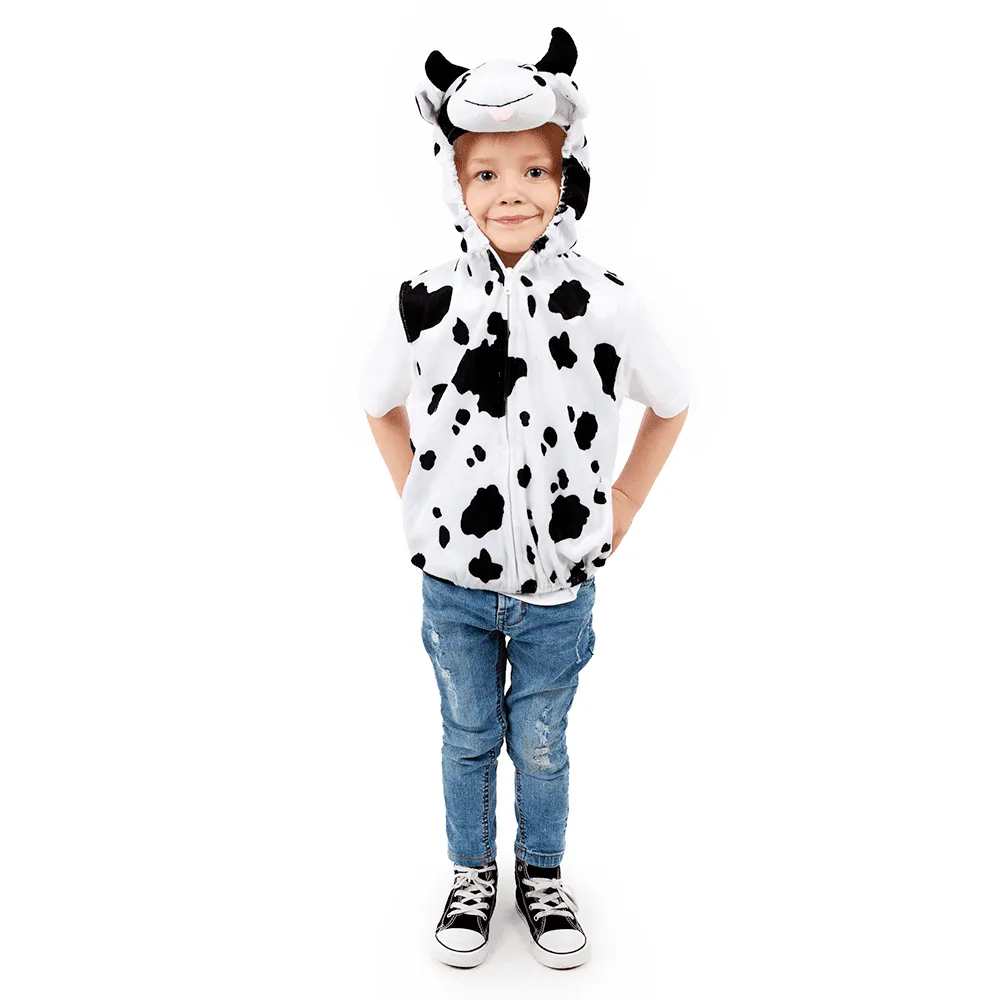 Pretend to Bee Cow maglia travestimento mucca con cappuccio