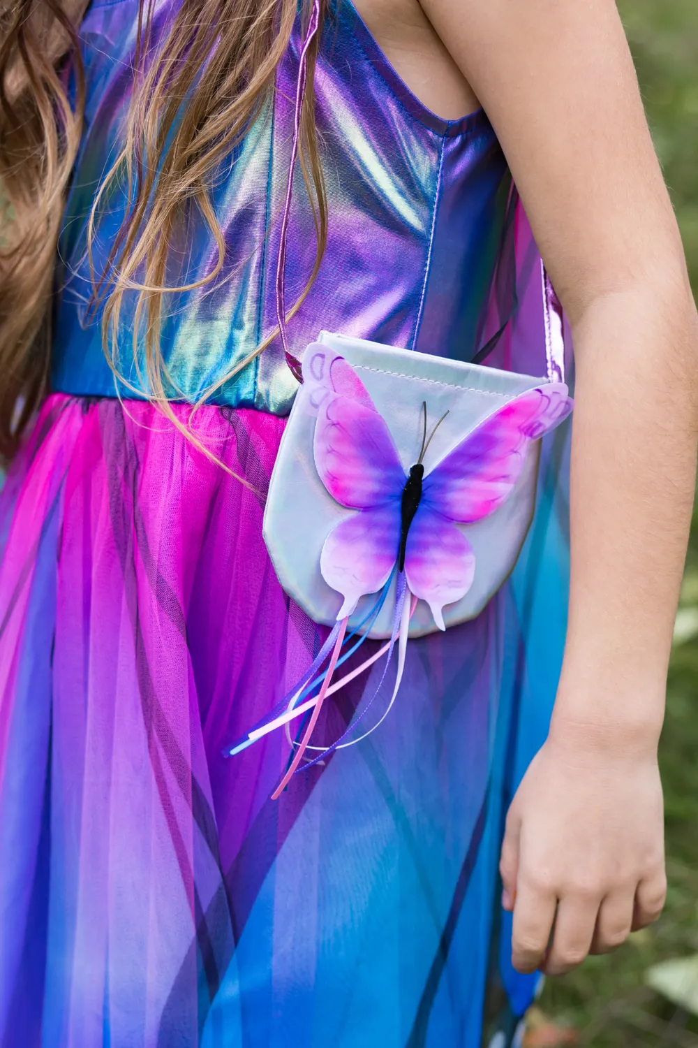 Great Pretenders Float Like a Butterfly borsetta farfalla argento