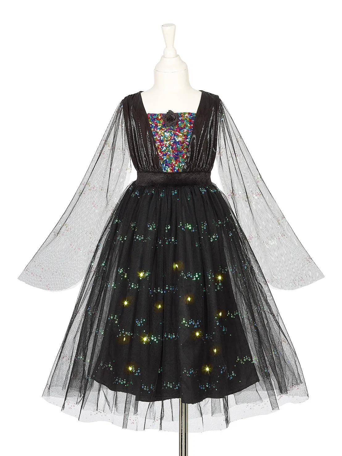 Souza! Agatha vestito strega luminoso bambina Halloween