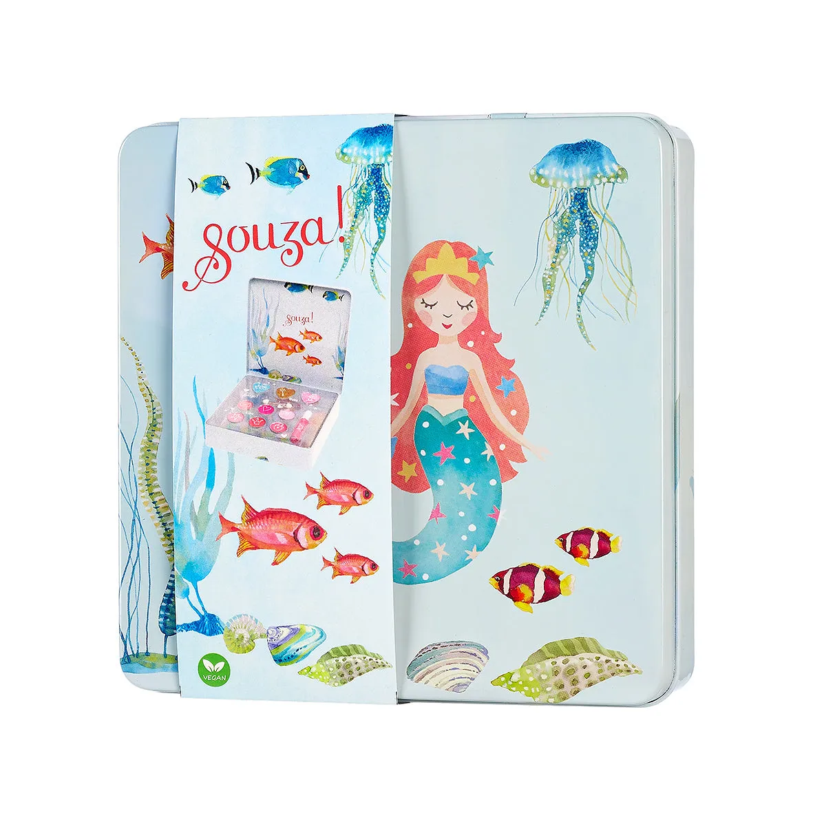 Souza! Mermaid beauty case trucco sirena multicolore