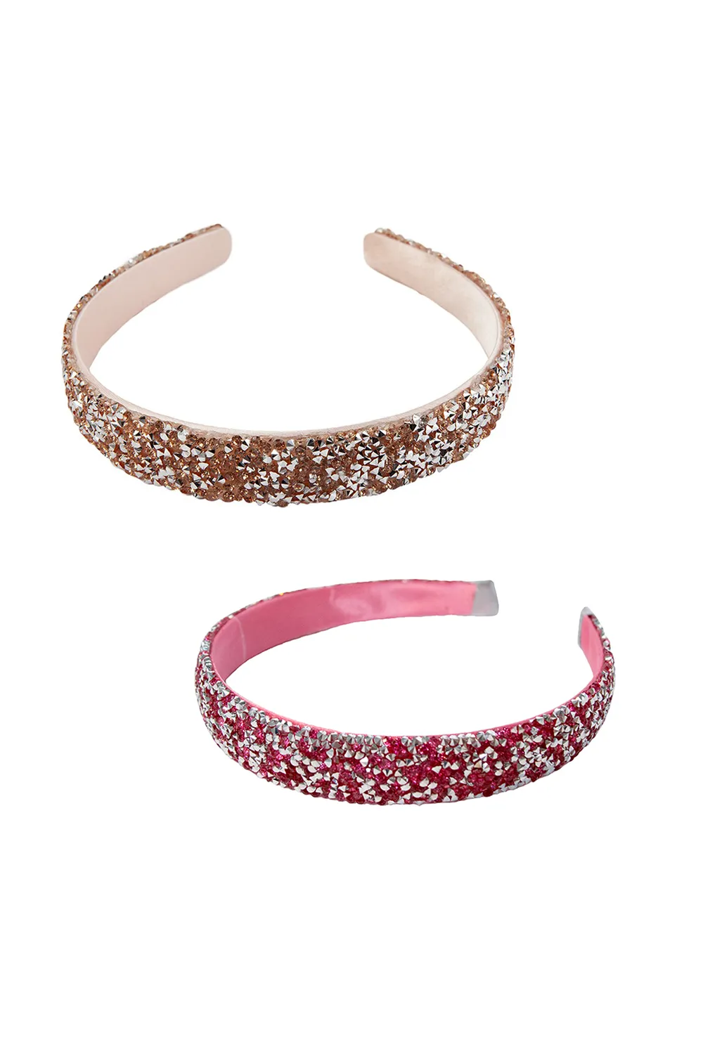 Great Pretenders Boutique Gummy cerchietto glitter rosa 2 pezzi
