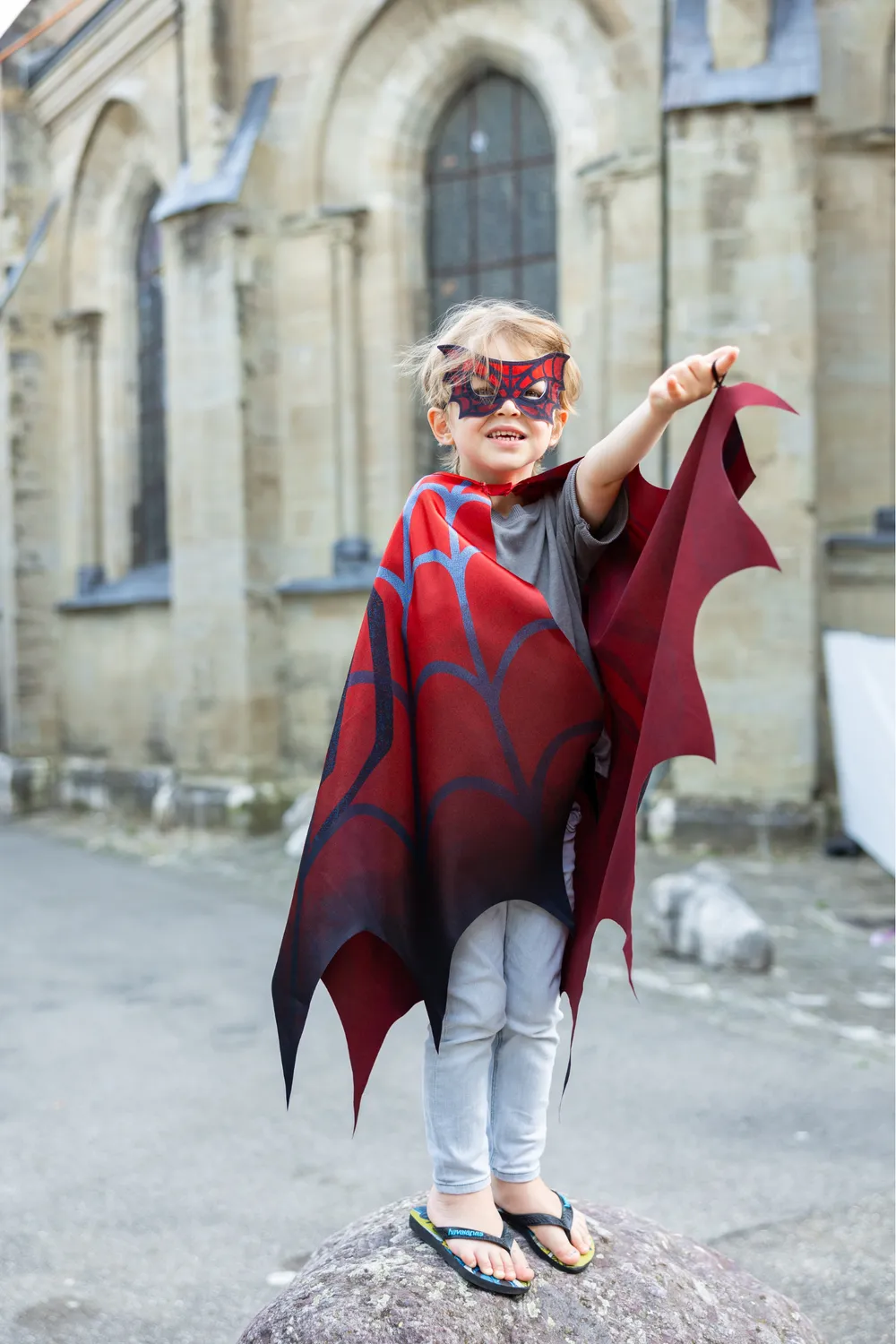 Great Pretenders Web Weaver Soft Wings ali ragno con maschera