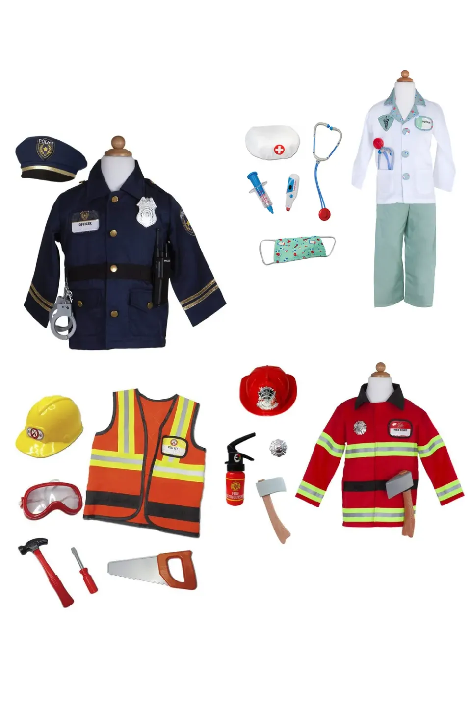 Great Pretenders Everyday Heroes costume gruppo 4 eroi