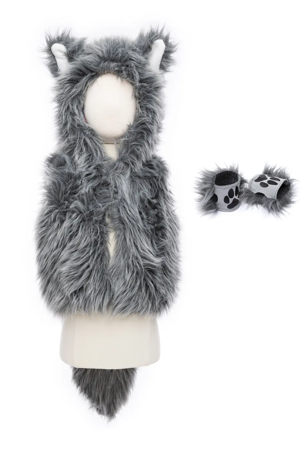Great Pretenders Big Bad Wolf gilet travestimento lupo con guanti