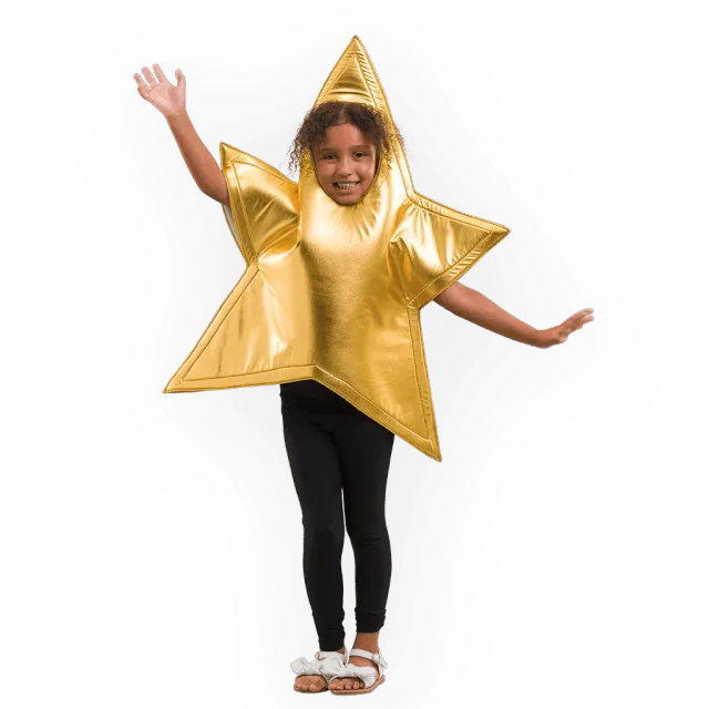 Pretend to Bee Gold Star costume stella oro bambini
