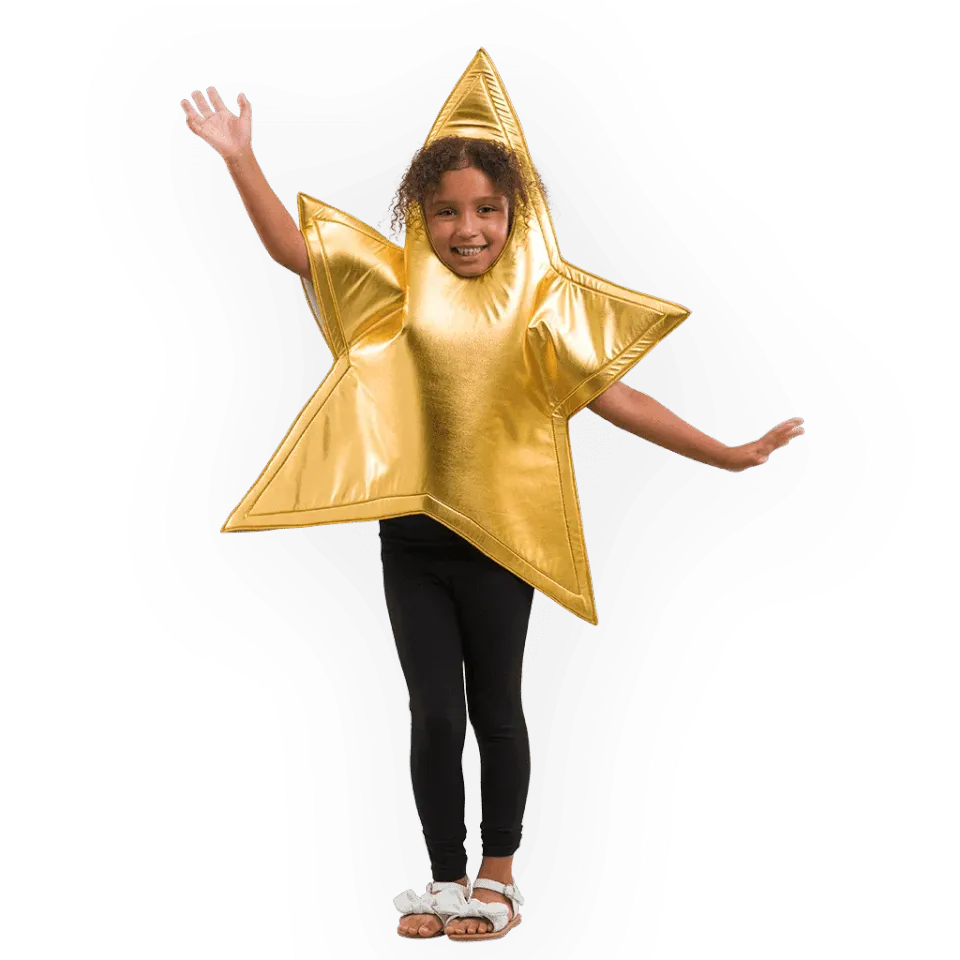Pretend to Bee Gold Star costume stella oro bambini