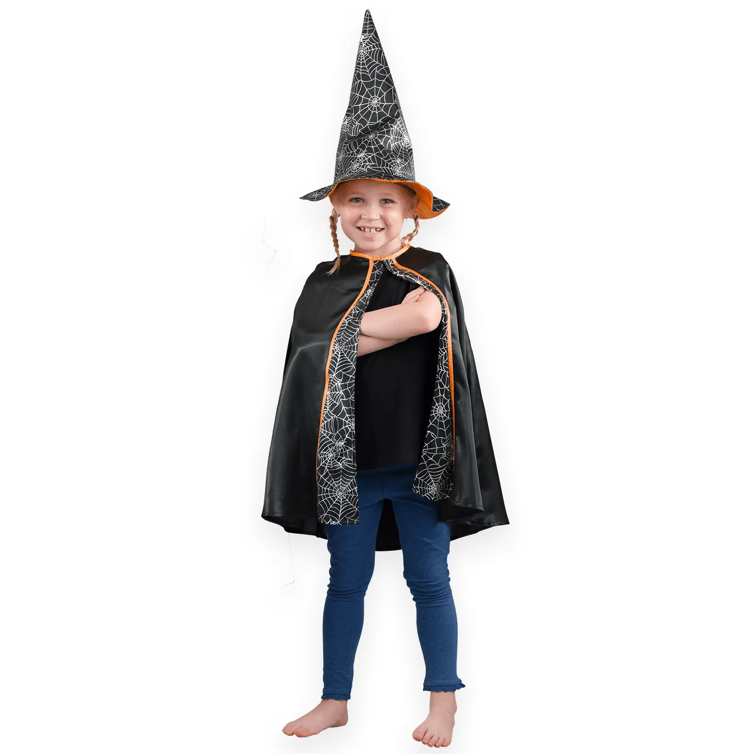 Pretend to Bee Witch costume strega bambina con cappello 3-7