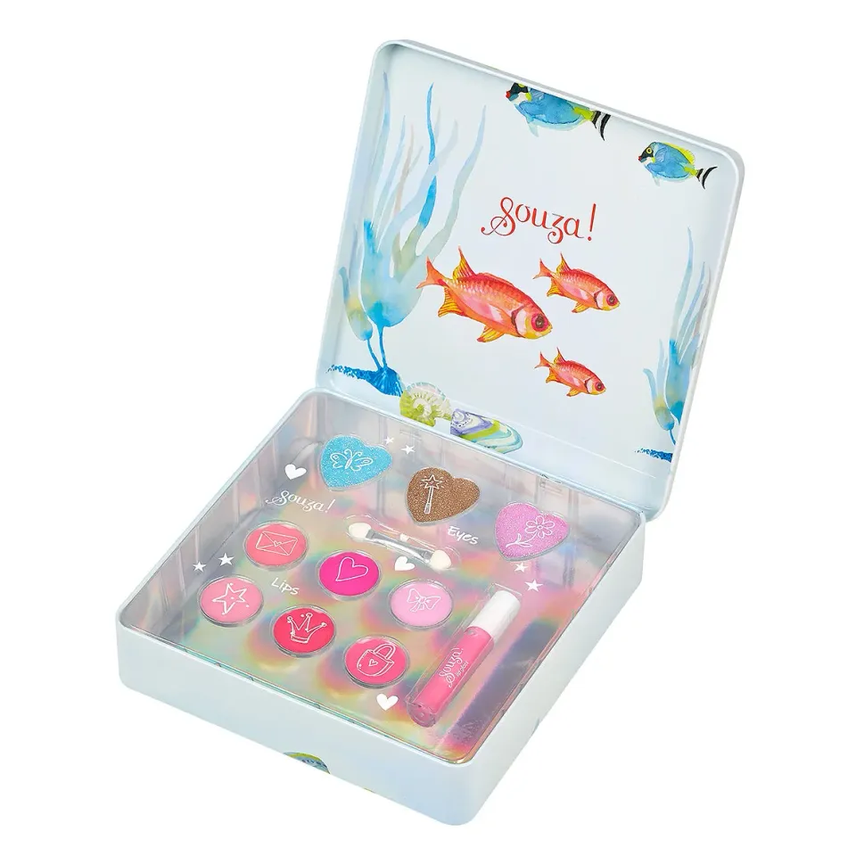 Souza! Mermaid beauty case trucco sirena multicolore