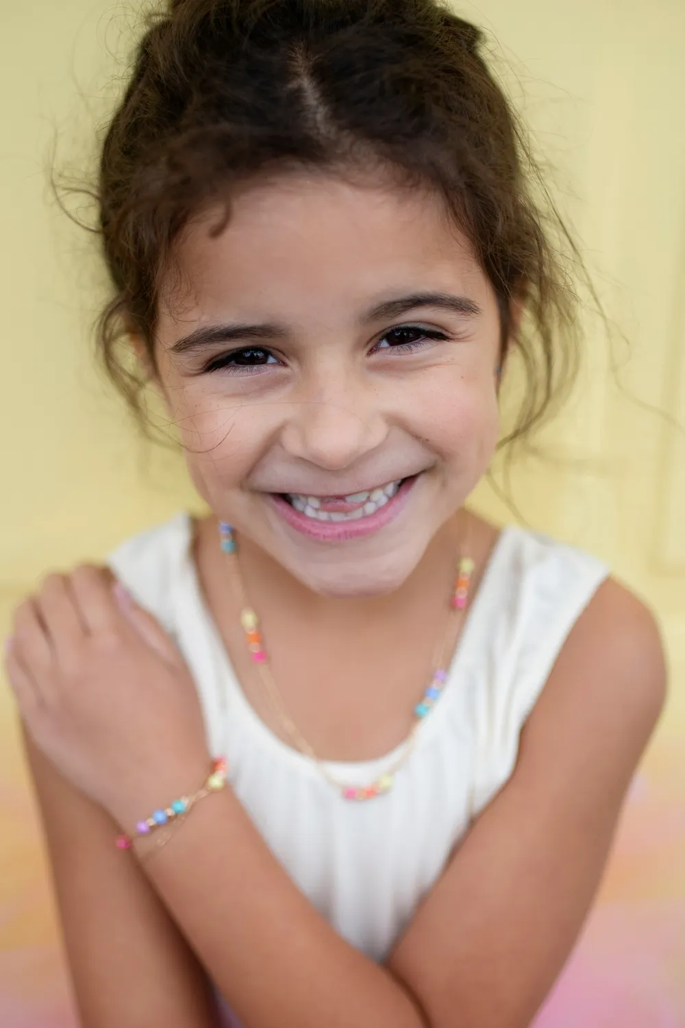 Great Pretenders Boutique Golden Rainbow bracciale bambina oro arcobaleno