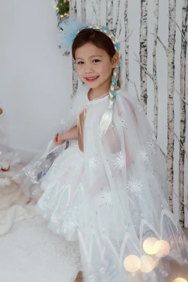 Great Pretenders Winter Wonderland gonna tutu bambina bianca ghiaccio