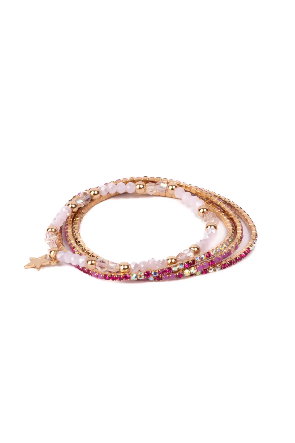 Great Pretenders Boutique Glam Girl braccialetti strass set