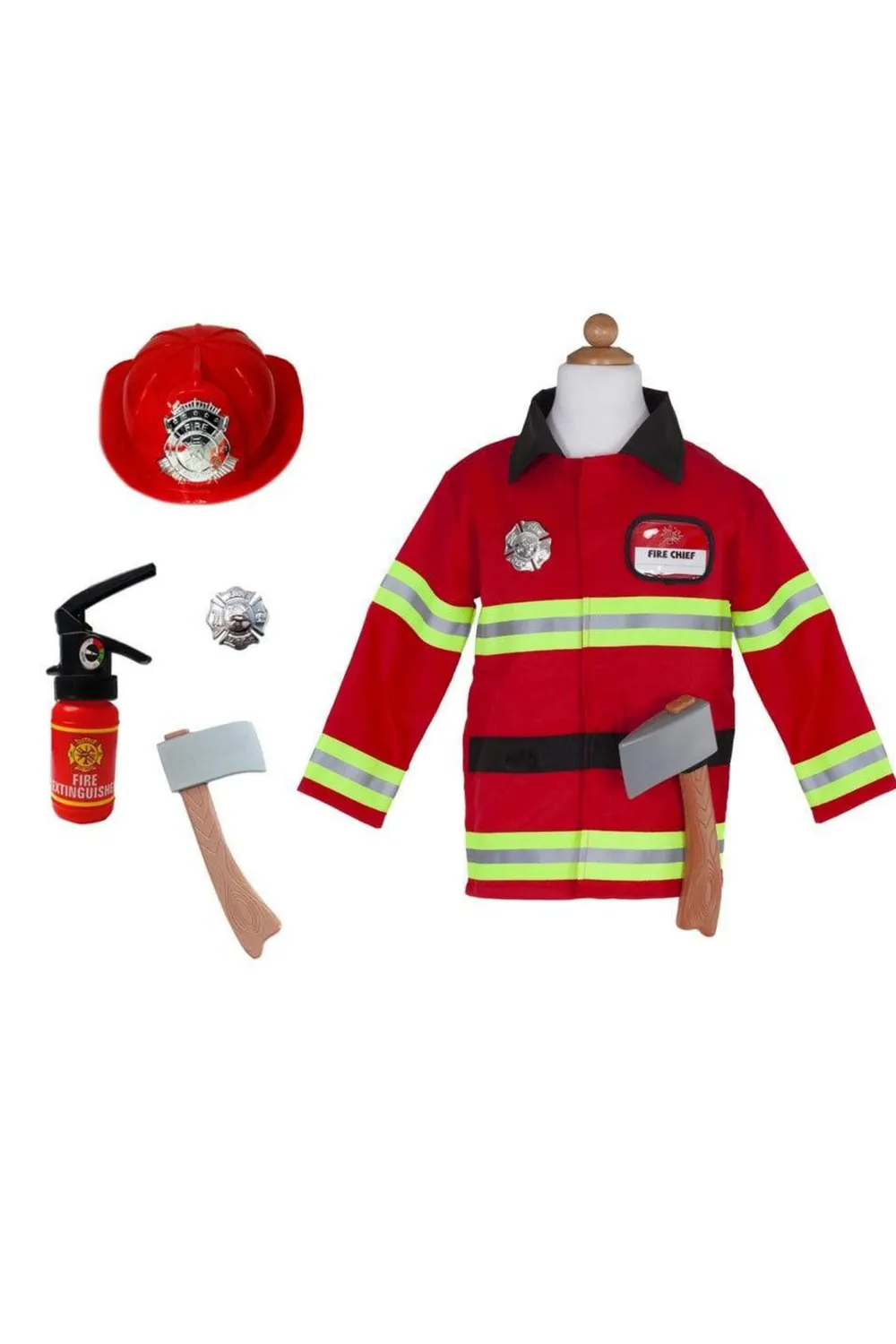 Great Pretenders Firefighter Set costume pompiere 5 pezzi
